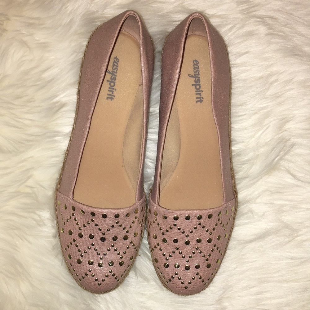 Easy Spirit Wedge Espadrille Shoes Size 8